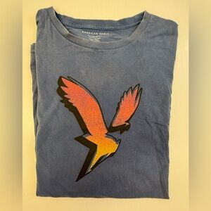 T351- American Eagle Outfitters Slate Blue Tee